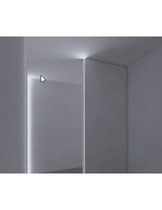 Plaster-in Aluminium LED Profile 2 meters for external corner 2