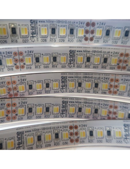 Tunable white LED strip 120 LEDs per meter