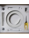 Skyline profile Kit for LED strips - White - 12m