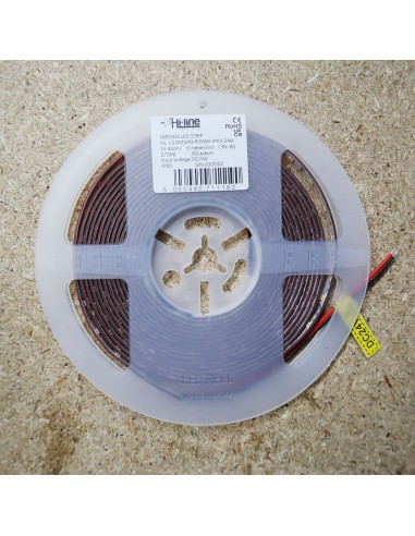 Warmweißer LED-Streifen 24V | 14,4W/m | IP65 |...