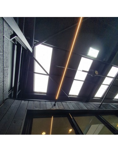 cob led strip installed with skyline profile