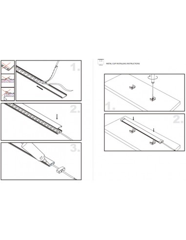 Biegbare LED profile extrusion L2000*W19.45*H6.5mm