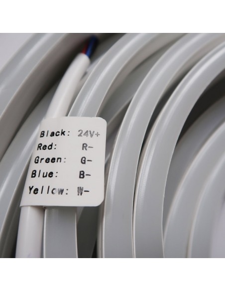 RGBW LED NEON FLEX KIT | RGB+4000K | Quad LEDs | 24V - 10m Roll