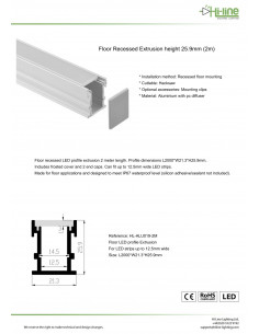 waterproof floor led profile 2