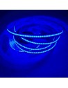 rgb w cob strip light in blue
