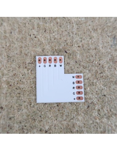 12mm RGBW L Shape LED strip PCB (5 pin)