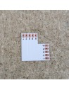 12mm RGBW L Shape LED strip PCB (5 pin)