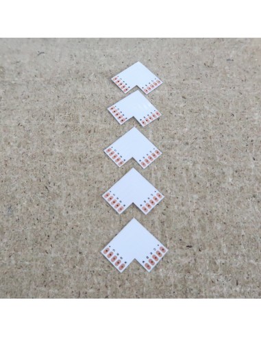 12mm RGBW L Shape LED strip PCB (5 pin)