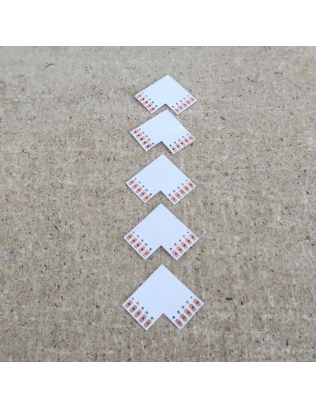 12mm RGBW L Shape LED strip PCB (5 pin)