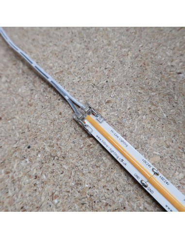 8mm COB Strip to wire connector 2 pin IP00/20