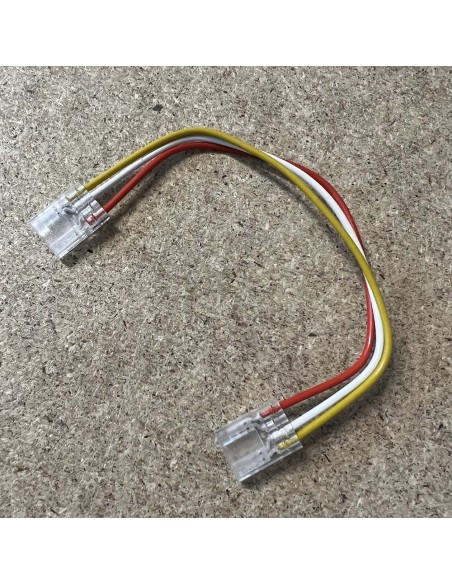 COB LED Strip to strip 15cm Extension set for 10mm tunable white led strips