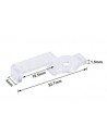 LED Strip 10mm Fixing Clip single screw for IP67/68 LED Strips (lot of 10 clips)