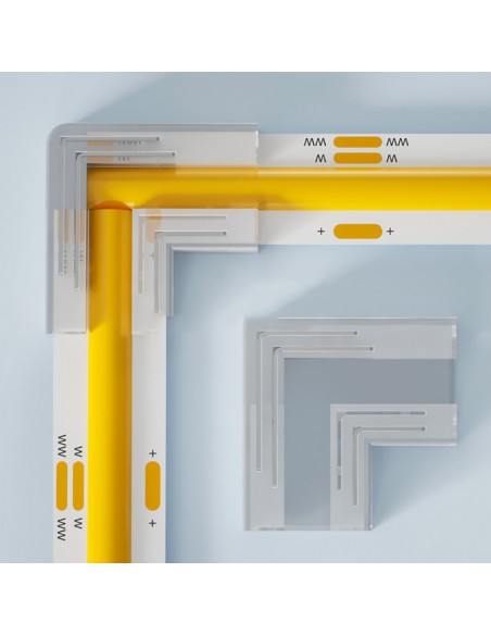 3-Pin-10mm-COB-L-Verbindungs-Eckverbinder