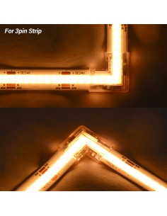 10mm COB LED Strip Corner Connector 4 Pin 2