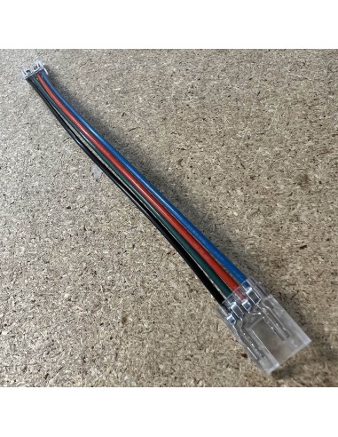 4-Pin RGB LED-Streifen Verlängerungsset - 15cm Verbindung für 10mm COB Lichtstreifen