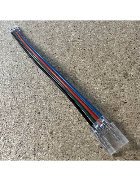 4-Pin RGB LED-Streifen Verlängerungsset - 15cm Verbindung für 10mm COB Lichtstreifen
