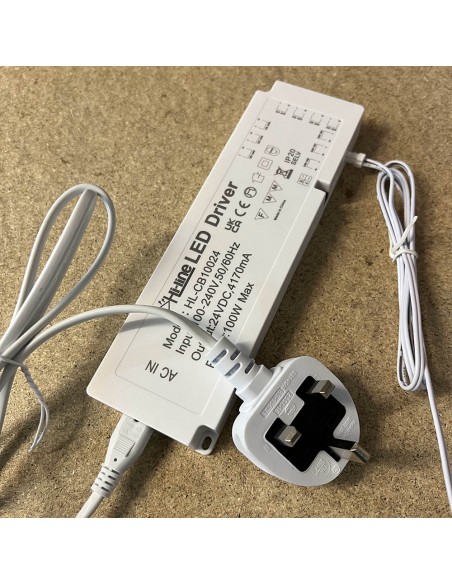 24V 100W LED-Treiber - Mehrfachausgang, Dimmbar über optionalen Touch-Sensor