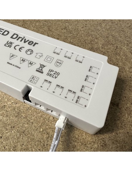 24V 100W LED-Treiber - Mehrfachausgang, Dimmbar über optionalen Touch-Sensor