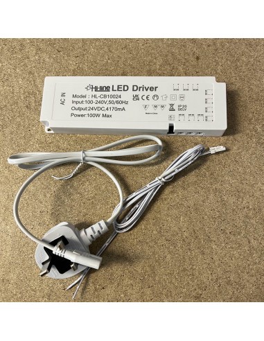 24V 100W LED-Treiber - Mehrfachausgang, Dimmbar über optionalen Touch-Sensor