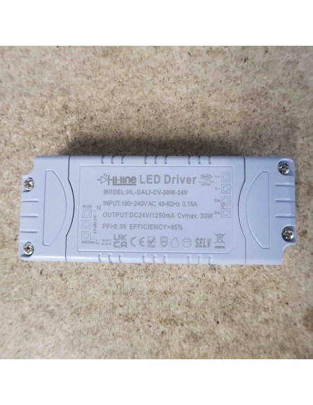 DALI dimmable led strip 24v Driver 30W 24V