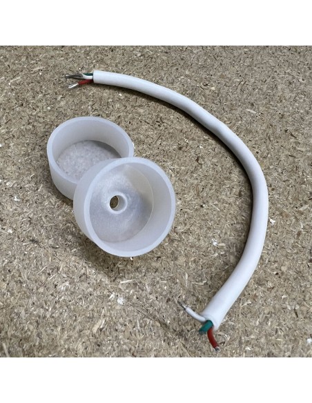 360 Circular Neon Flex Customization Kit - Cut, Solder, and Create Bespoke Lengths