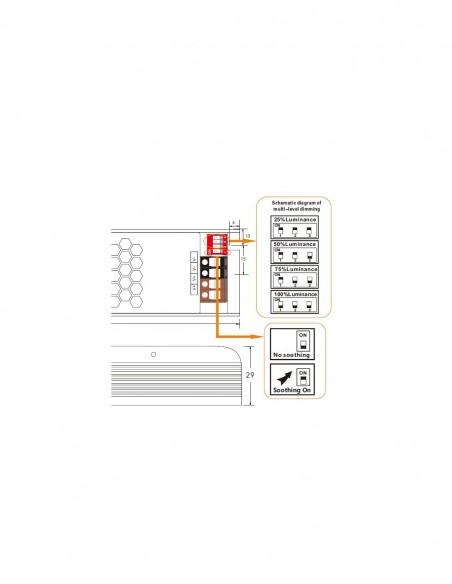 300W LED-Treiber | 24V | IP20 | Konstantspannung (Einstellbar)