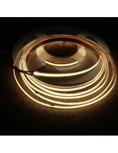 5m High Density COB LED Strip, 4000K, 8mm width, 720lm/m, cuttable every 62.5mm