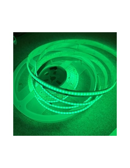 cob rgbw strip in green ip67