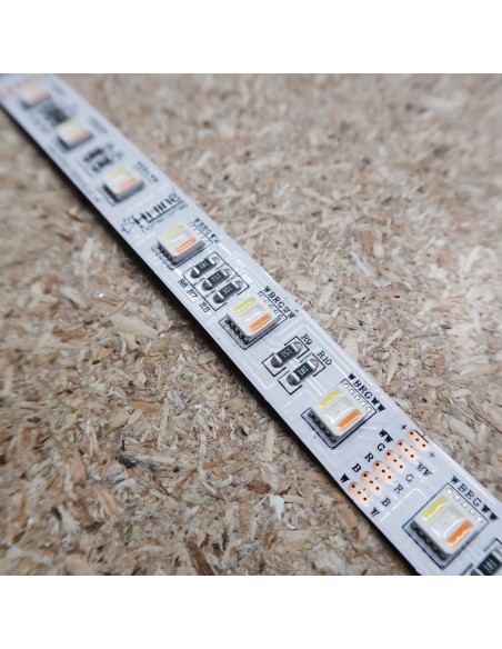 10m length RGB + Tunable white LED strip 60 x 5 in1 LEDs per meter 14.4W