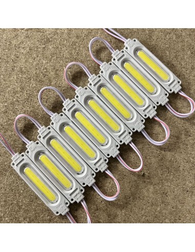 12V Cool White COB LED Modules 10pc Waterproof IP67