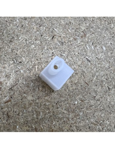 Silicone End Cap for 15x15mm Neon Flex with Wire Opening