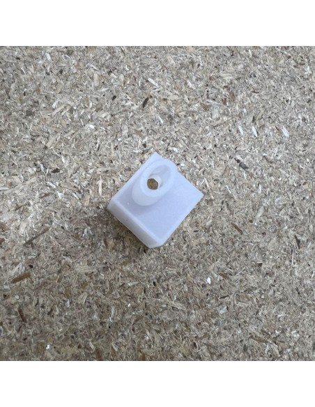 Silicone End Cap for 15x15mm Neon Flex with Wire Opening