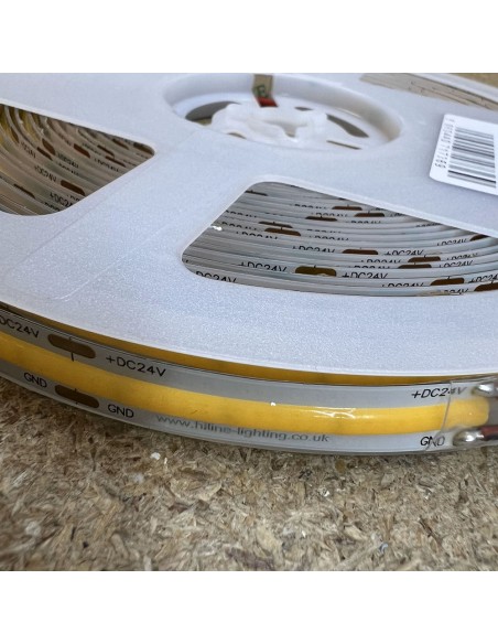 COB-Dotless-LED-Streifen-10m-2700K-Warmweiss-Hoch-CRI90-15Wm-IP20-24V-DC