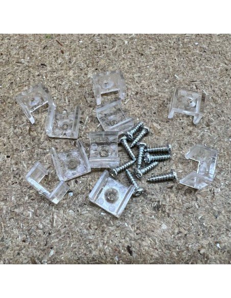 COB LED Strip Fixing Clip for IP68 LED Strips (10 clips)