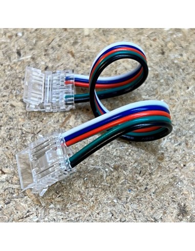 RGBW_COB_LED_Connector_With_Wire_Top