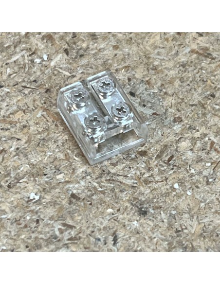 LED-Streifen-zu-Draht Schraubfixierverbinder, 2 Pins für 8mm COB & SMD