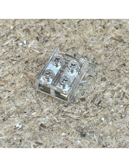 LED-Streifen-zu-Draht Schraubfixierverbinder, 2 Pins für 8mm COB & SMD