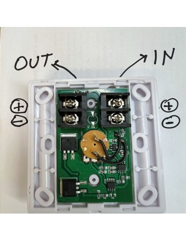 DC LED strip dimmer 12 24V 10A budget series