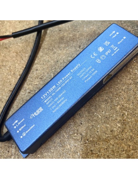 premium specification led driver by Hi-Line Lighting 150W 12V IP67