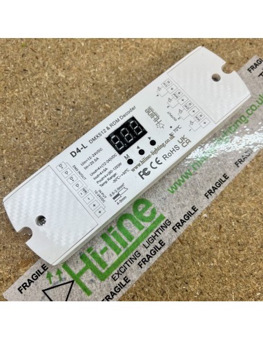 D4-L-DMX512-LED-Steuergerät-Seitenprofil