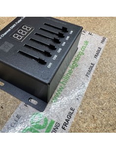 6-Kanal DMX-Fader-Konsole AJ6 - Kompakter DMX-Controller