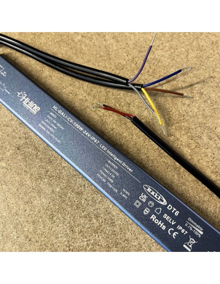 DALI Dimmbarer LED-Treiber 24V 100W IP67