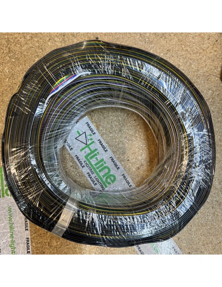 rgb plus adjustable white 6 core ribbon wire 20 awg 100m roll