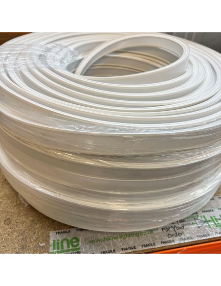 100-Meter Rolle Flexibles Silikon-LED-Profil für 8-12mm LED-Streifen