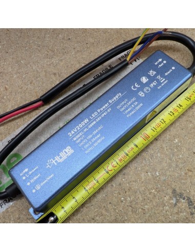 200W 24V Premium LED Driver IP67 – High-End Constant Voltage for Advanced Lighting