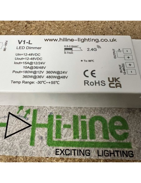 LED-Streifen-Controller für Einzelfarbe – 12V bis 48V DC