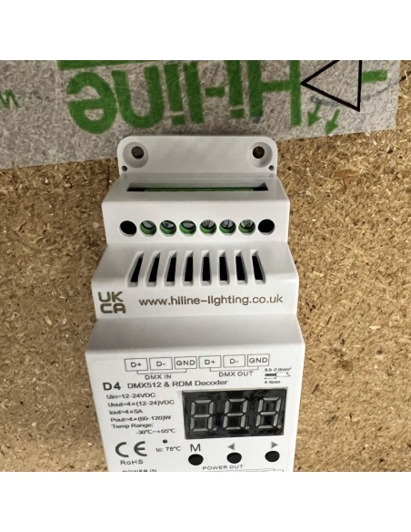 DMX512-din-rail-LED-strip-controller-installation