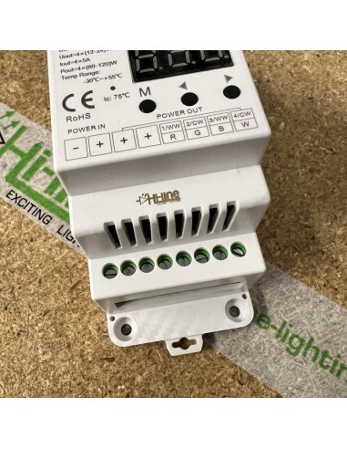 DMX512-Hutschienen-LED-Decoder-Verdrahtungsdiagramm