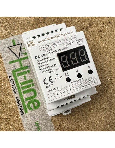 DMX512-din-rail-decoder-12V-24V-constant-voltage
