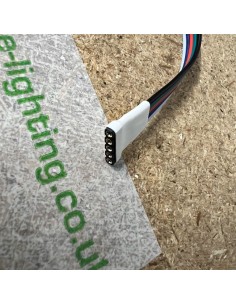 5 Pin flat wire RGBW female connector 5A 2